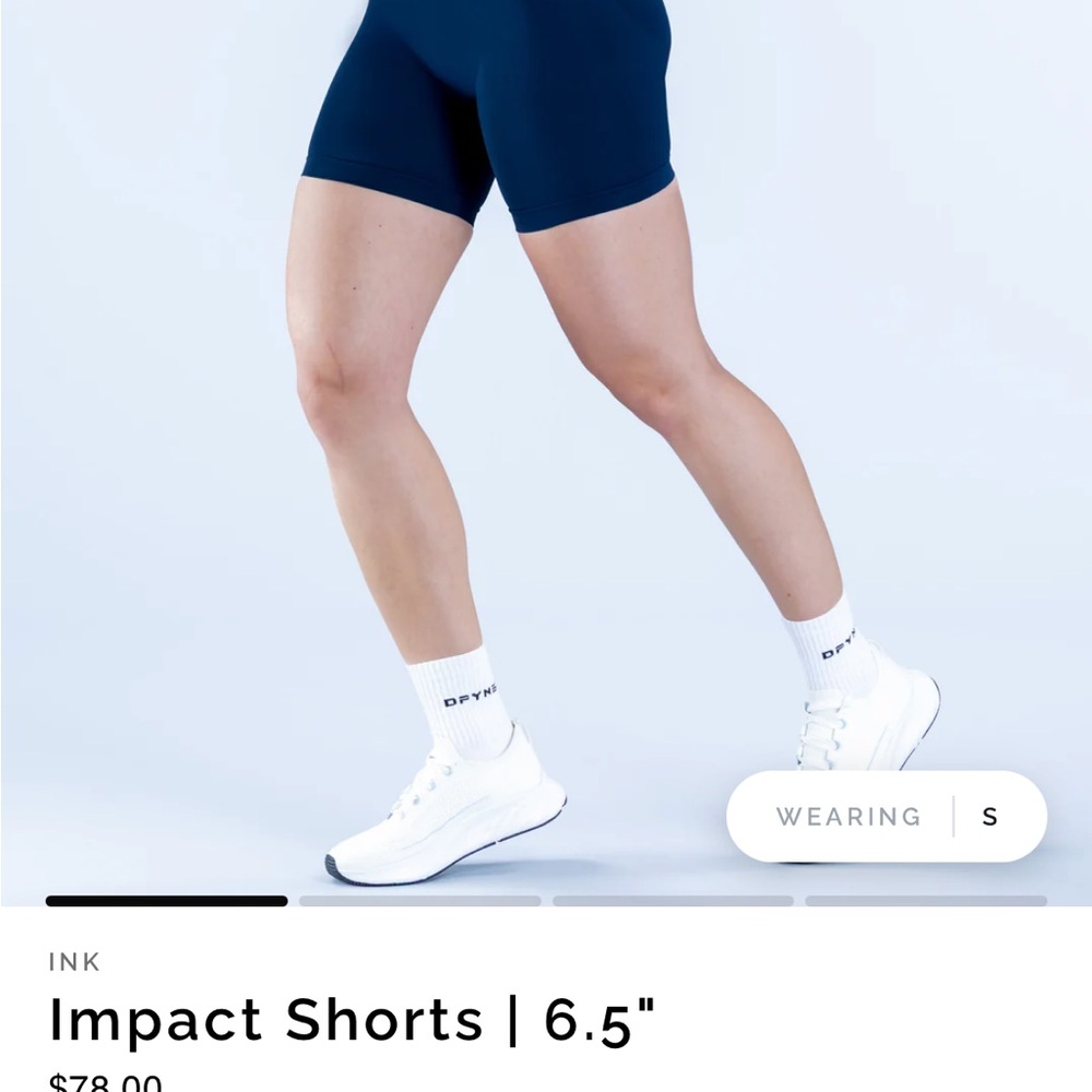Impact Shorts 6.5" - Ink